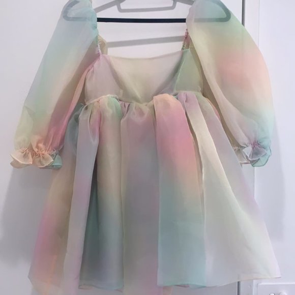 Selkie Dresses & Skirts - Selkie Rainbow Puff Dress
